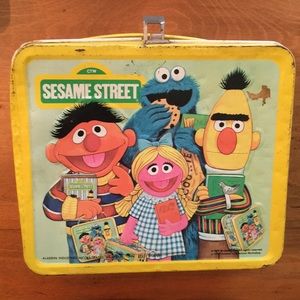 Vintage Sesame Street Metal Lunchbox